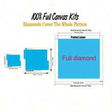 1pc [30*30cm/11.8*11.8in] [40*40cm/15.7*15.7in] 5D Acrylic Diamond Painting Kit, Skull Pattern, Suitable For Adult Beginners DIY Mosaic Diamond Art, Full Drill Handmade DIY Diamond Painting For Living Room, Bedroom, Office Wall Decor, Surprise Art Home Decor Gift For Friends And Family