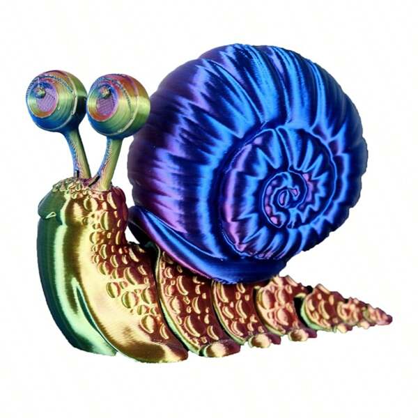 3D-geprint slakmodel Creatief speelgoed met beweegbare gewrichten Fidget-bureau-speelgoeddecoratie Halloween-ornament