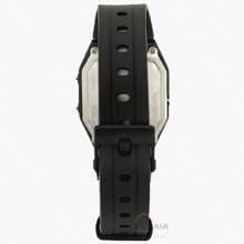 Casio Relógio de Pulso Casio Feminino Anadigi Standard Preto Quadrado Alarme Cronômetro Prova d água Médio Casual Preto AW-48HE-1AVDF