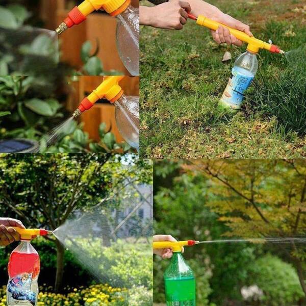 1PC Manual High Pressure Air Pump Sprayer Adjustable Drink Bottle Spray Head Nozzle Garden Watering Tool Sprayer Agriculture Tools