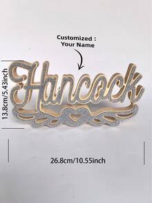 定制英文名字木质花卉摆件，温馨家居装饰，适用于客厅、卧室、书桌，母亲节、父亲节、情人节、生日、周年纪念日、朋友、情侣、毕业典礼、圣诞节等场合，也是一份高档礼物、圣诞礼品用品和旅行收纳用品的理想之选。 - 原木色 - 查看 17