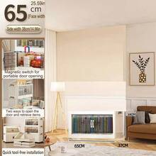 5/4/3/2/1 Layer Storage Cabinet Shelf, Household Wardrobe For Baby Clothes, Toys, Snacks, Easy Assembly, Foldable - White Brown - View 28