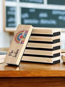 Bảng phấn và tẩy bảng trắng cá nhân hóa, quà tặng giáo viên, quà tặng chào đón giáo viên mới, quà tặng cá nhân hóa phù hợp cho giáo viên mầm non, quà tặng Ngày Nhà giáo, bảng phấn và tẩy cầu vồng, đồ dùng học tập, mùa tựu trường. - Nhiều màu - Xem 5
