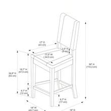 Milano Bar Stool, Dark Brown - Multicolor - View 3