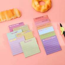 600 قطعة/ 12 قطعة، مذكرات لاصقة ملهمة مع خيوط، هدية مثالية للتقدير والتحفيز للزملاء والممرضات والمعلمين، مستلزمات مكتبية ومدرسية ،مذكرات ملهمة، عودة إلى المدرسة