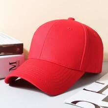 Men's Plain Casual Baseball Cap For Everyday Wear - Black - View 3