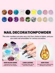 COSCELIA Acrylic Nail Kit With Drill Nail Kit Acrylic Set For Beginners With Everything Gel Polish UV Light Decorations For Home Salon Gift Set - Hoa trà Lucy - Xem 7