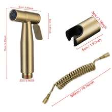 带自清洁肛门喷枪的马桶冲洗器套装，304不锈钢冷喷枪，马桶冲洗器手持式喷枪套装，浴室配件，浴室工具