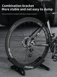 TOSUOD TOSUOD Regulowany stojak na rowery - Czarny uchwyt do parkowania rowerów szosowych i górskich z bezpieczną podstawą podłogową, ergonomiczny design ułatwiający przechowywanie i eksponowanie, akcesoria do parkowania rowerów | Nowoczesny stojak na rowery | Wytrzymały polipropylen