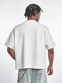 MT99 MT99 Rhinestone Embellished American Street Style Round Neck Casual T-Shirt, Unisex