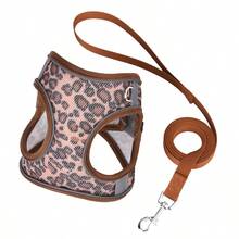 Bộ dây đeo cho mèo và chó họa tiết da báo thời trang, áo vest lưới thoáng khí chống kéo giật dành cho thú cưng nhỏ và vừa, áo vest phản quang mềm mại có đệm giúp dễ dàng kiểm soát và huấn luyện, áo vest mát mẻ mùa hè cho những chuyến đi dạo hàng ngày trong nhà và ngoài trời, dây đeo cho mèo và chó nặng từ 3-20 lbs. - Nhiều màu - Xem 13