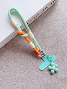 1pc Colorful Knotted Flower Fashion Anti-Lost Detachable Phone Lanyard