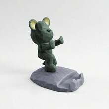 1 Pc Cartoon Bear-Shaped Mobile Phone Holder Decoration, Compatible With Smartphones And Tablets, Suitable For Desk, Bedside, Living Room, Study, Bedroom, Gift Gifts Birthday Graduation - Multicolor - View 22