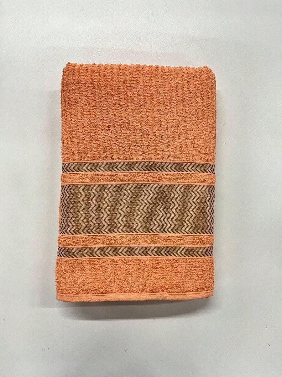 Kit 2 Toalhas De Banho Grossa Luxo Mônaco - Rosa Toalhas - Salmão - Visão 1