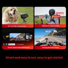 Insta360 Action Camera Ace Pro 2 Superb Image Quality Sturdy And Durable Clear Sound Reception 2.5-Inch Flip Touch Screen Supports 8K Ultra-High Resolution Video Shooting Black - Black - View 6