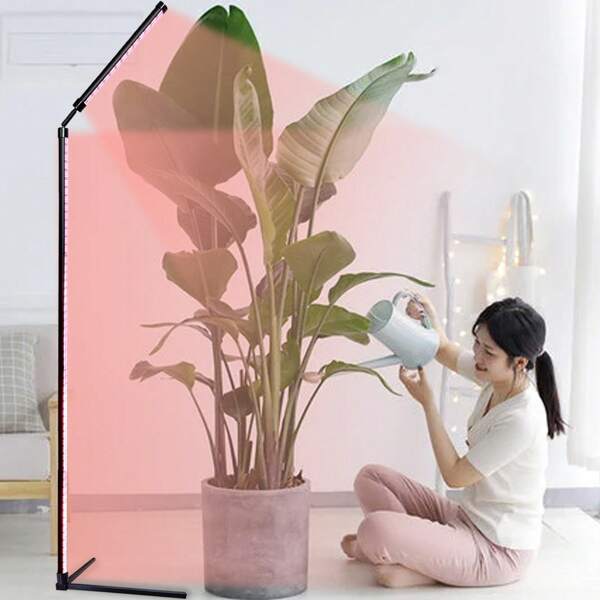 66inSuper High Floor-Standing Long Rotating Plant Lamp,LED Full,Spectrum,Aluminium BaseStable& Slip Resistance, Auto Timer 3/9/12Hrs, 10 Dimming Levels(25%-50%-75%-100%), 5V Low Safe Voltage