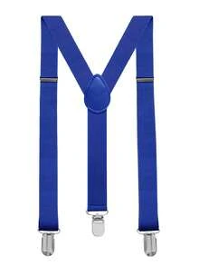 1 件男士可调节纯色背带，可调节弹性 Y 型背带，带强力金属夹，加长背带（60-95 厘米/23.62-37.4 英寸）万圣节配饰，万圣节服装秋冬配饰万圣节服装，适合青少年、青年、男士、休闲、户外、运动、度假、毕业礼物、生日、日常穿着