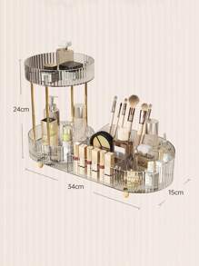 360 Degree Rotating Makeup And Brush Organizer Storage Box, Suitable Desk-Top Perfume And Skincare Display Rack, Rotating Pen Holder, Makeup Brush, Lipstick And Powder Puff Organizer Bag, Bags, Makeup Bag, Vanity, Travel, Make Up Bag, Storage, Makeup Organizer, Makeup Bags, Toiletry Bag, Desk Organiser, Cosmetic Bag, Makeup Pouch, Make Up Organizer, Vanity Accessories, Make Up Pouch, Make Up Bags, Jewellery Box, Pouch, Makeup Brush Holder, Brush Holder, Perfume Organiser, Pouch Bag