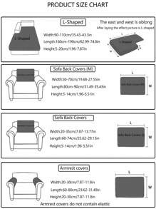 1pc Stretch Sofa Cover Non-Slip All-Inclusive Sofa Seat Cover Universal Sofa Cushion Cover Fabric Thickened Sofa Cover Cloth Machine Washable Dust-Proof And Dirt-Resistant Home Decoration Pet-Friendly Protective Cover White Fresh And Simple Room Decoration Adjustable Corner Sofa Cover Suitable For Bedroom, Office, Living Room Combination And L-Shaped Sofa Blanket And 1234 Seat Cover
