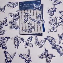 34pcs Floral Theme Washi Stickers, Plant Decorative Materials For Scrapbooking, School Supplies,Back To School - Multicolor - View 12