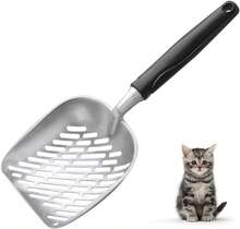 Cat Litter Scoop,Mesh Shovel,Stainless Steel Metal Scoop,Poop Sifting,Mesh Shovel,Suitable For Cat Litter Box(Black) - Nhiều màu - Xem 1