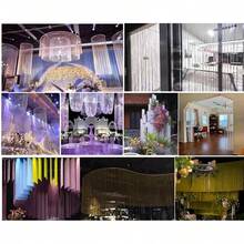 100cmX200cm Decorative Door String Curtain Beads Wall Panel Fringe Window Room Divider Blind For Wedding Coffee House Parts Door Divider Beads Tassel Screen Decoration (Colorfull 25) - Colorful 25 - View 6
