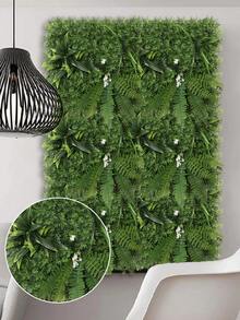 1/6 件人造黄杨草篱笆草墙，杜鹃花叶，人造花，人造植物，米兰花，黄杨木，PE 材料，花园装饰，学校宿舍办公室装饰，户外派对活动节日生日派对装饰，家庭入口酒店餐厅客厅卧室婚宴厨房花园装饰，四季装饰 - 綠色 - 查看 12