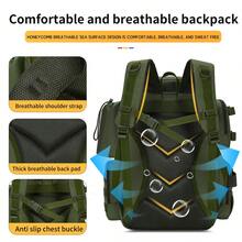 Fishing Backpack With Fishing Rod Holder, Women's Fishing Bag With Water Cup Bag, Fishing Gear Storage Bag, Fishing Gear Box Backpack, Fishing Gear Bag, Camouflage Tactical Backpack, Mountaineering Bag, Camping Bag, Men's Gifts, Women's Gifts - Multicolor - View 11