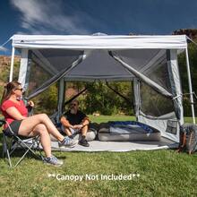 7-Person 2-In-1 Screen House Connect Tent With 2 Doors, Canopy Sold Separately