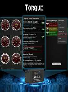 OBD2 WLAN ELM327 V 1.5 Diagnosegerät für Kfz OBDII OBD 2 ODB II ELM 327 V1.5 WLAN Codeleser Diagnosetool