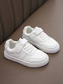 1 Pair Kids Fashion Sneakers, Boys & Girls Indoor/Outdoor Casual Flat Shoes, Toddler Anti-Slip Durable Running Shoes