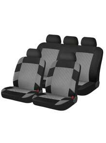 1/2/5pcs Universal Seasonal Car Seat Covers, Fabric, Ultra-Thin, Anti-Dirty, Breathable Elastic Net Cloth Seat Cushion Covers