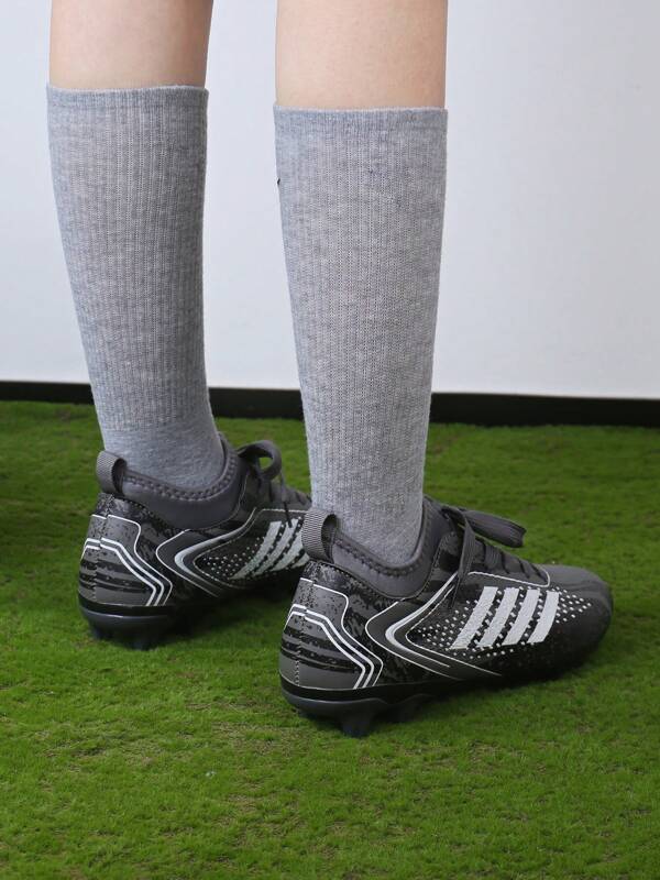 1 Pair Women's Tropical Print Lace-Up Synthetic Leather Sports Workout Training Football/Soccer Shoes, All Season