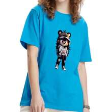 Pegatinas de estampado por transferencia de calor con diseño de estampado animal de estilo hip hop callejero para prendas de vestir, almohadas, toallas, carpas, decoración DIY, manualidades, vinilo, plancha, lavable, resistente al desteñido