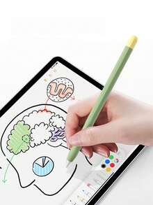 Apple Pencil 第 1 代硅胶保护壳，双触控笔盖，防震盖，兼容 Apple Pencil 1 - 彩色 - 查看 2