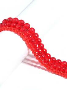 6/8/10mm Natural Round Loose Beads, DIY Bracelet Necklace Jewelry, Suitable For Couples Bracelets, Phone Chain, Key Chains, Findings