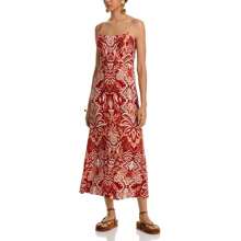 FARM Rio Tropical Tapestry Red Slip Dress |  | Women Outdoor Dress