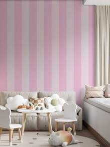 SUPSTICKER 1pc Minimalist Colorful Striped Pattern Wall Sticker, Self-Adhesive Easy To Clean Waterproof Removable And Reusable, Home Decor Wallpaper Applicable To Kitchen, Bathroom, Bedroom, Living Room, Cabinets, Wardrobes, Stairs, Doors And More Scenarios Wall Paper Wall Stickers Room Decor Wall Decor Living Room Decor