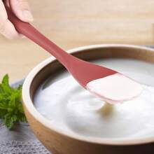 FG-Soup Spoons La Soon Set, Heat Resistant Rubber Soonula, Seamless Non-Stick Ible Scrs Ba Mixing ,3 ,Dinnerware Gold Spoon