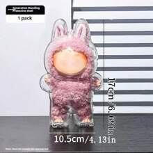 1pc For Labubu; Display Box; Transparent Protective Storage Box; Backpack Hanging Ornament; Labubu Protective Shell Compatible With Labubu