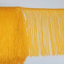 1码流苏花边蕾丝用于缝纫配件30厘米宽装饰流苏拉丁舞服装流苏DIY服装用品艺术工艺品家居花园 - 多色 - 查看 16