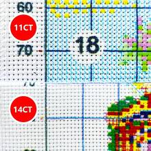 JOZYSH 1 件套无框 30 * 30 厘米/11.8 * 11.8 英寸，沿海小镇，11 片/14 片印花十字绣 DIY 套装，适合成人和初学者放松身心，DIY 十字绣刺绣套装，非常适合卧室和客厅墙面装饰。赠品包含印花画布、针线、图纸和说明书。
