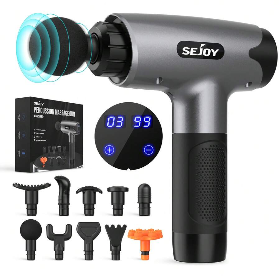 sejoy Mini Massage Gun, Electric Fascia Gun,Deep Tissue Massage Gun ...