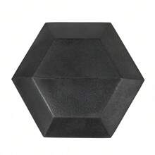 "20LB Rubber Hex Dumbbell (Single) - Non-Slip Grip & Anti-Roll Design"