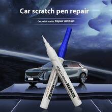1pc Car Paint Scratch Repair Pen, White Color, Rust Prevention, Quick Drying, Universal Small Area Touch Up Paint