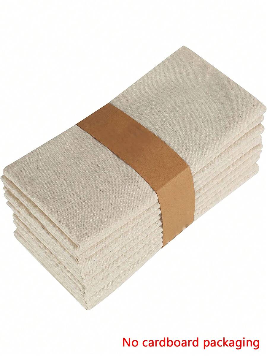 1/6/10/30pcs Set Hotel Restaurant Napkins, High-End Linen-Like Folding Napkins For Dining, Cafe - Multicolor - View 1