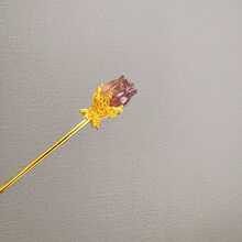 Hair Pins - 瑩石草莓紅 - 查看 1