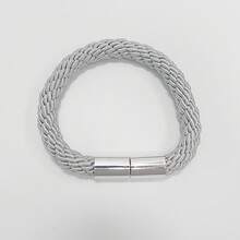 1pc Magnetic Curtain Tie Back, Curtain Rope Holder, Convenient Decorative Curtain Tiebacks, Modern Minimalist Style, Woven Rope Curtain Fastener Suitable For Thin Or Thick Home And Office Curtains