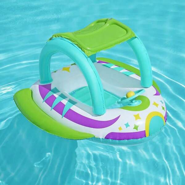 1 pieza BESTWAY - Barco parasol, barco de piscina, barco inflable, asiento de piscina inflable, aro salvavidas, accesorios de fotografía de anillo flotante para adultos