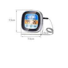 Digitales Lebensmittel-Thermometer, geeignet für präzises Garen von Fleisch und Grillen, Sofort-Ablesung Fleischthermometer, digitales Küchen-Thermometer, Ofenthermometer, digitales Lebensmittel-Kochthermometer